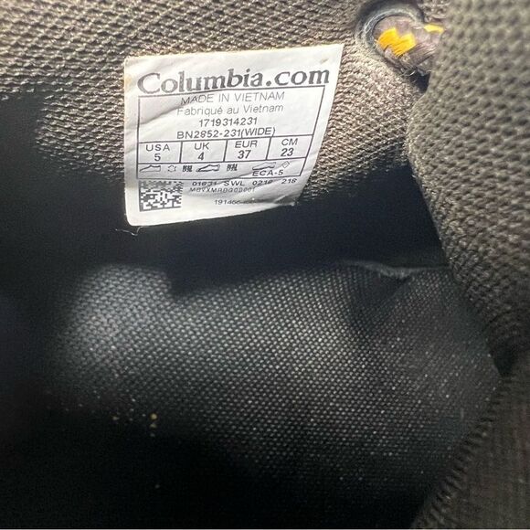 Columbia waterproof brown leather boot‎ lids 5 Womens 6.5 - Picture 9 of 9